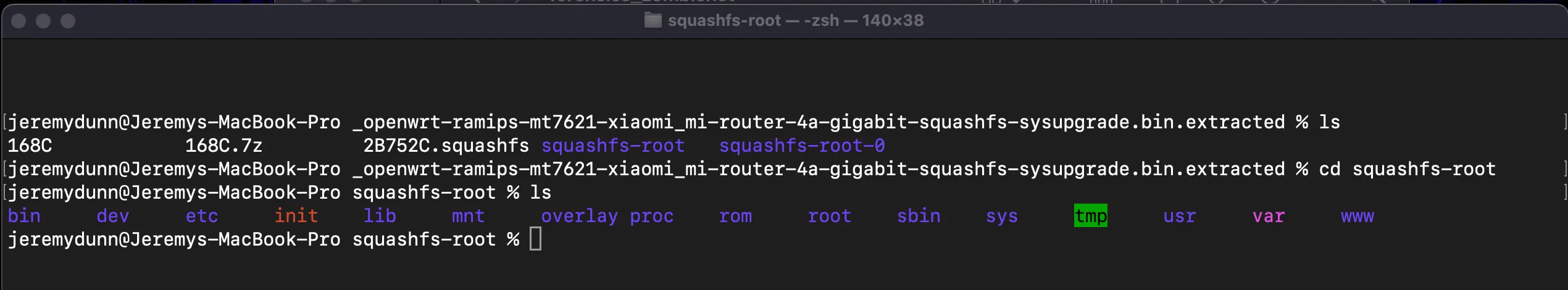 Router Filesystem