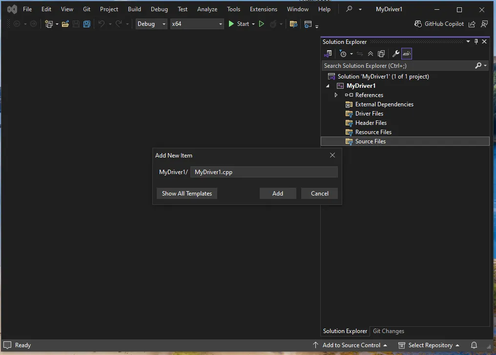 New source file added