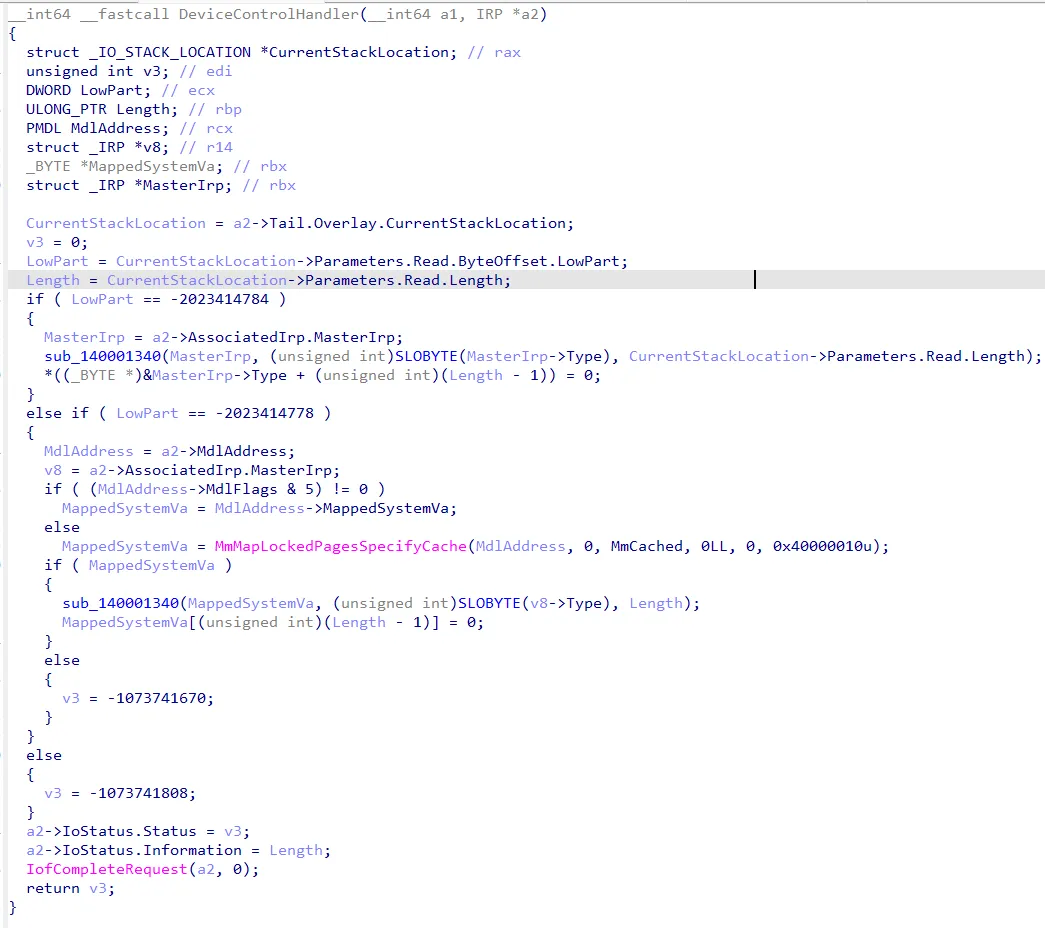 DevControl Default decomp