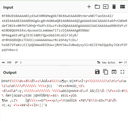 Cyberchef decoding
