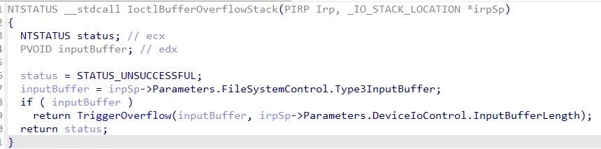 IOCTL handler fixed
